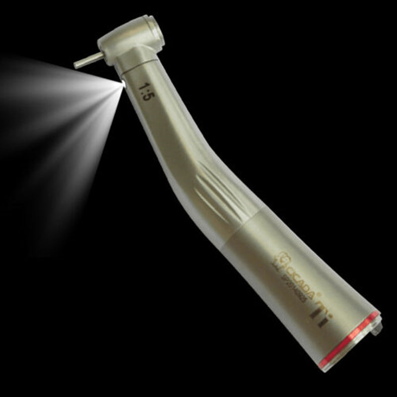 CICADA Dental 1:5 Fiber Optic High Speed Handpiece Contra Angle