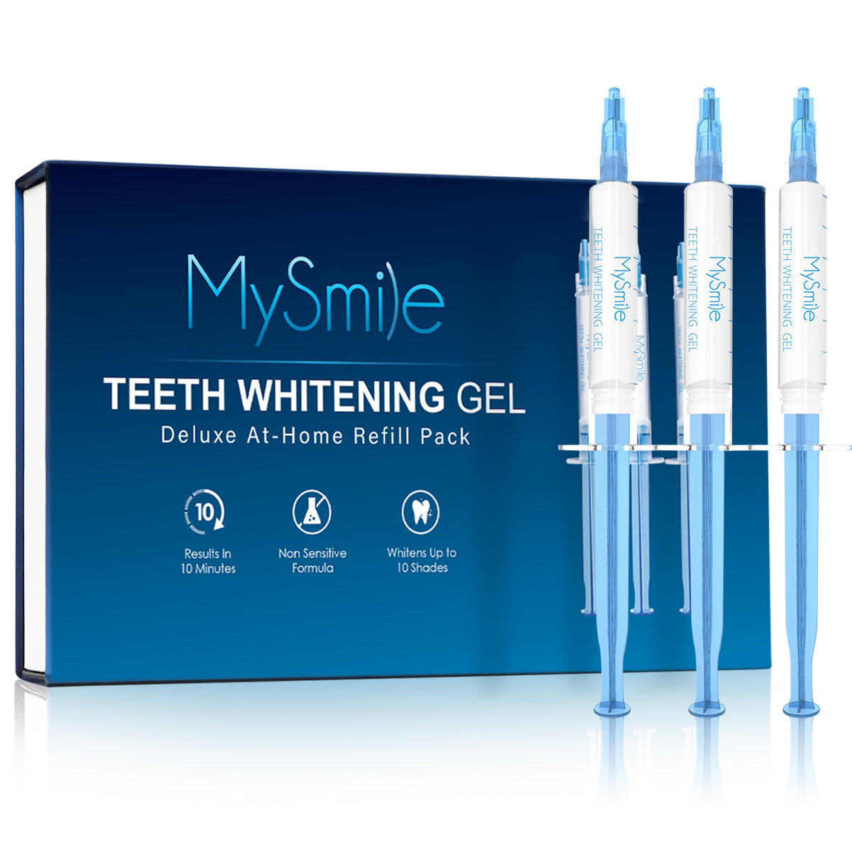 Mysmile 3pc*3ml Teeth Whitening Gels, Refill Pack