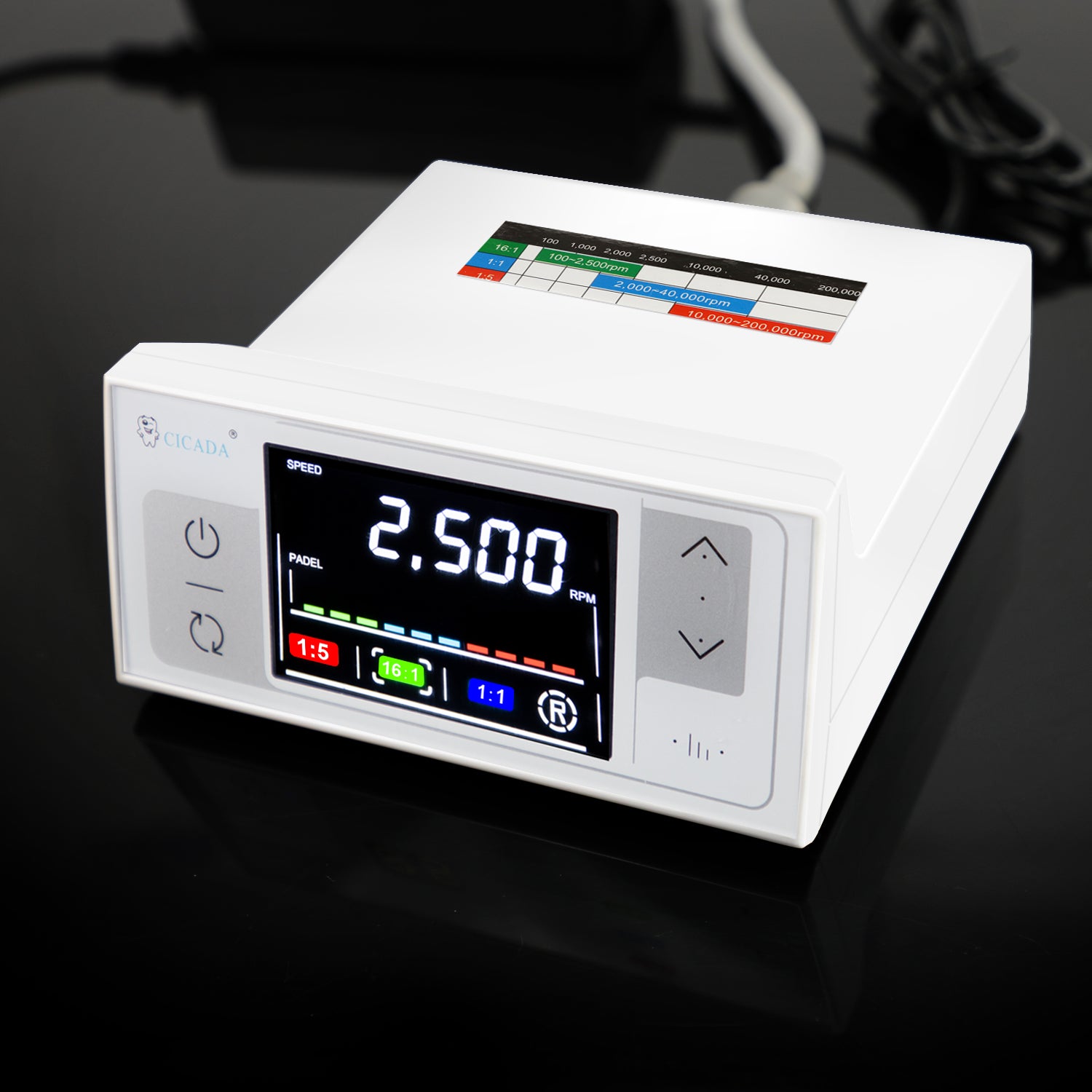 LCD Screen CICADA NSK TYPE Dental Brushless Electric Motor For 1:1/1:5/16:1 Handpiece Contra Angle