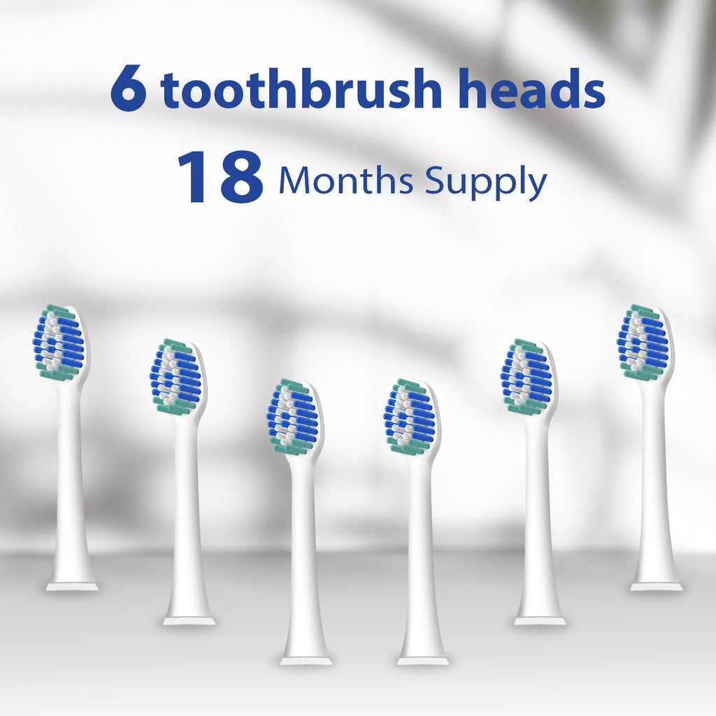 MySmile Ultrasonic Rechargeable Electric Toothbrush 6 Heads Warranty 1 Year