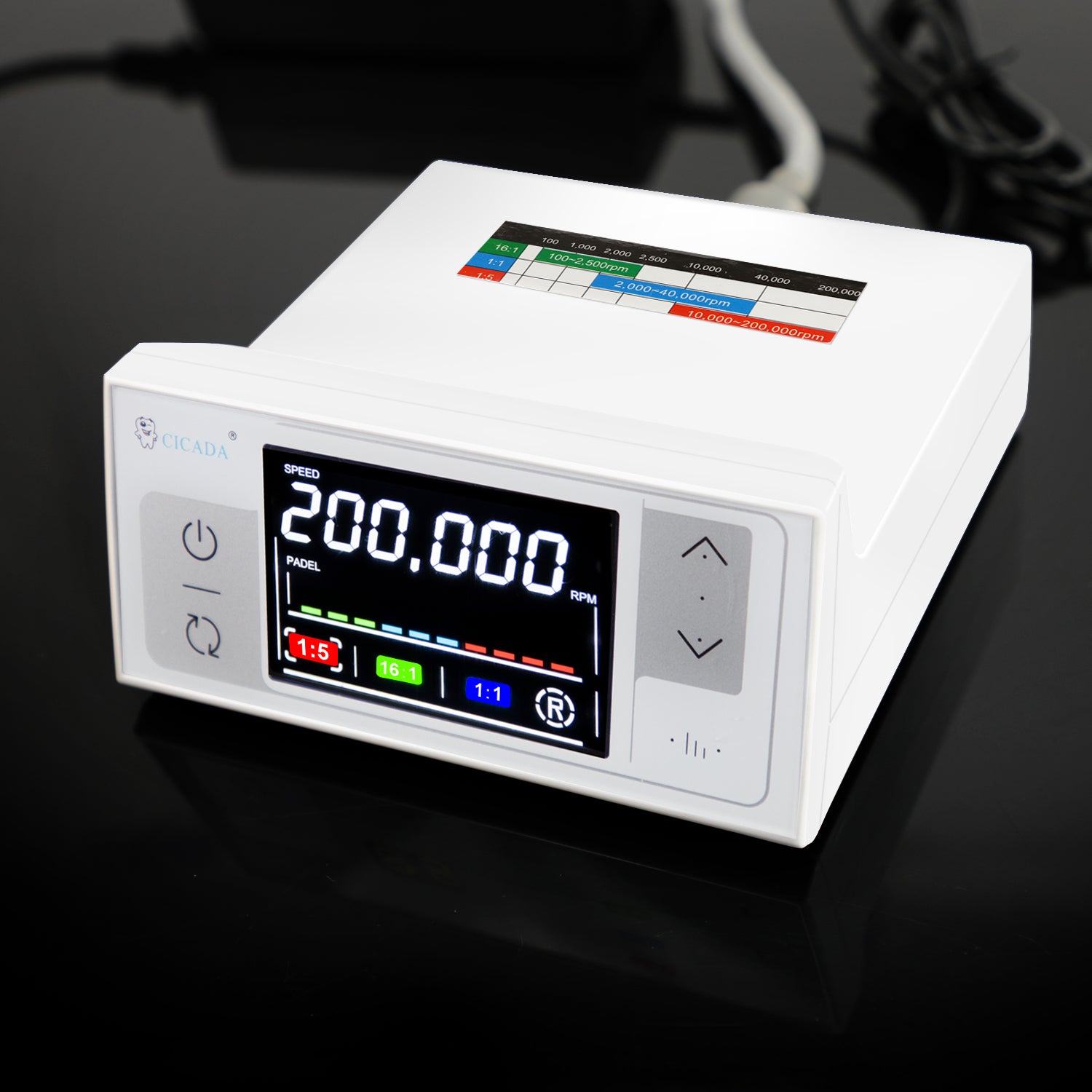 LCD Screen CICADA NSK TYPE Dental Brushless Electric Motor For 1:1/1:5/16:1 Handpiece Contra Angle