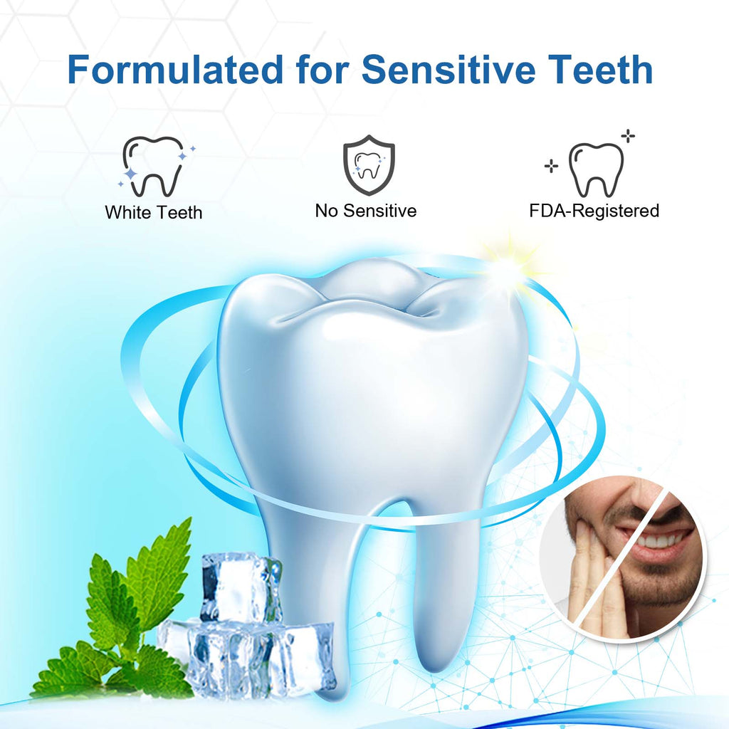 MySmile 6% Hydrogen Peroxide Teeth Whitening Strips (Dry White Strips)