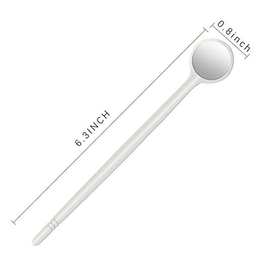 Disposable Mouth Mirror, Individually Packed (Pack of 100)