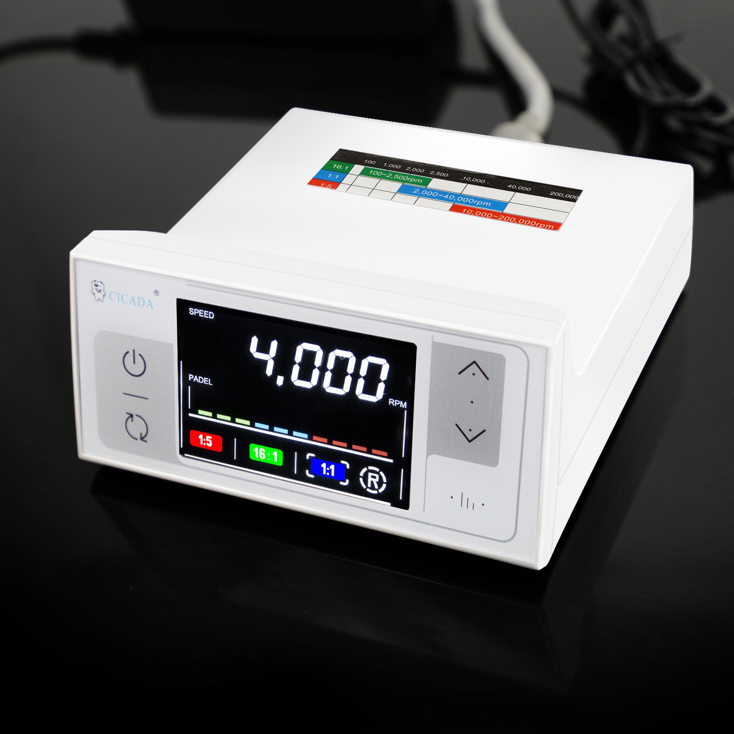LCD Screen CICADA NSK TYPE Dental Brushless Electric Motor For 1:1/1:5/16:1 Handpiece Contra Angle
