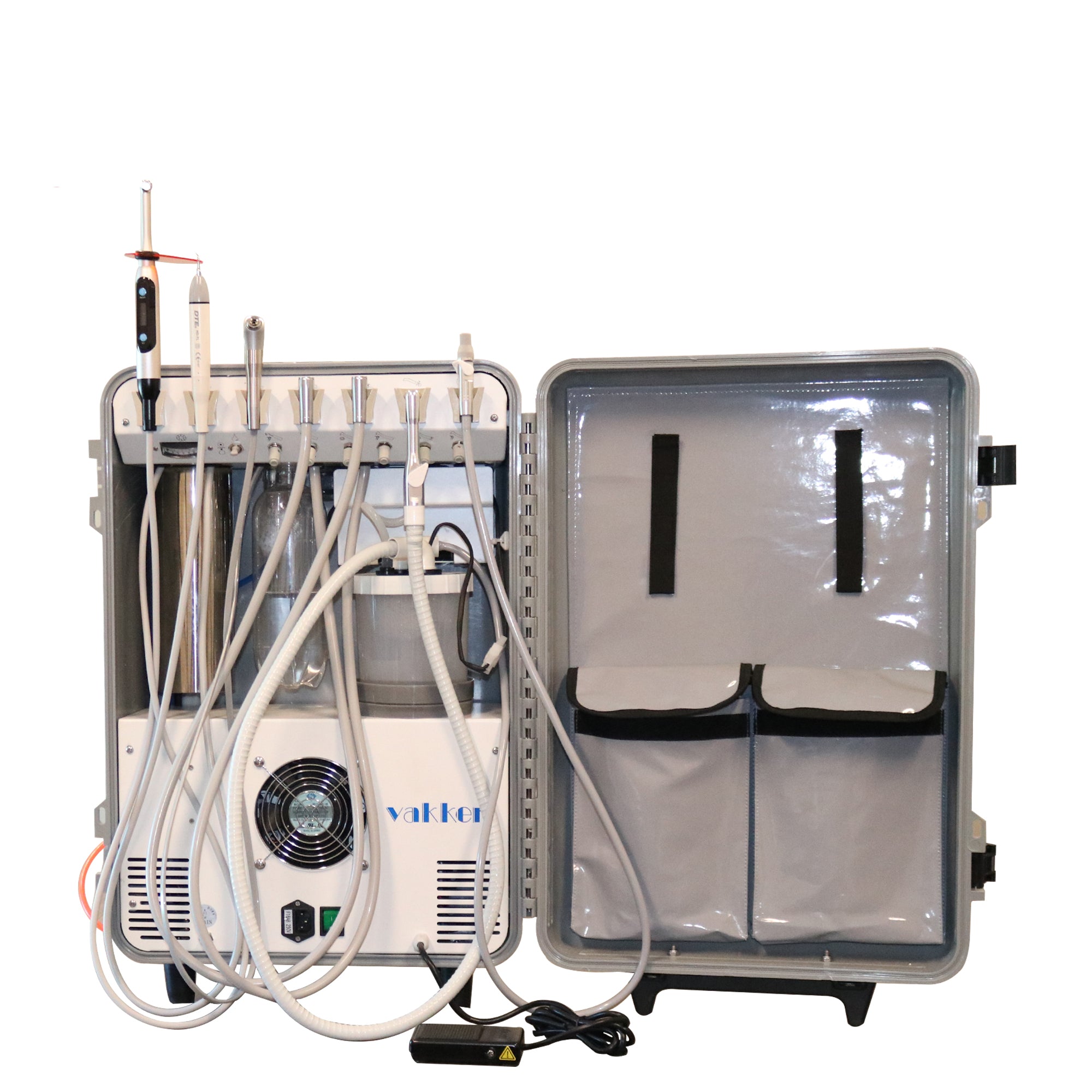 Vakker® Portable Dental Unit System w/ built-in LED Scaler & Broad Spectrum Curing Light