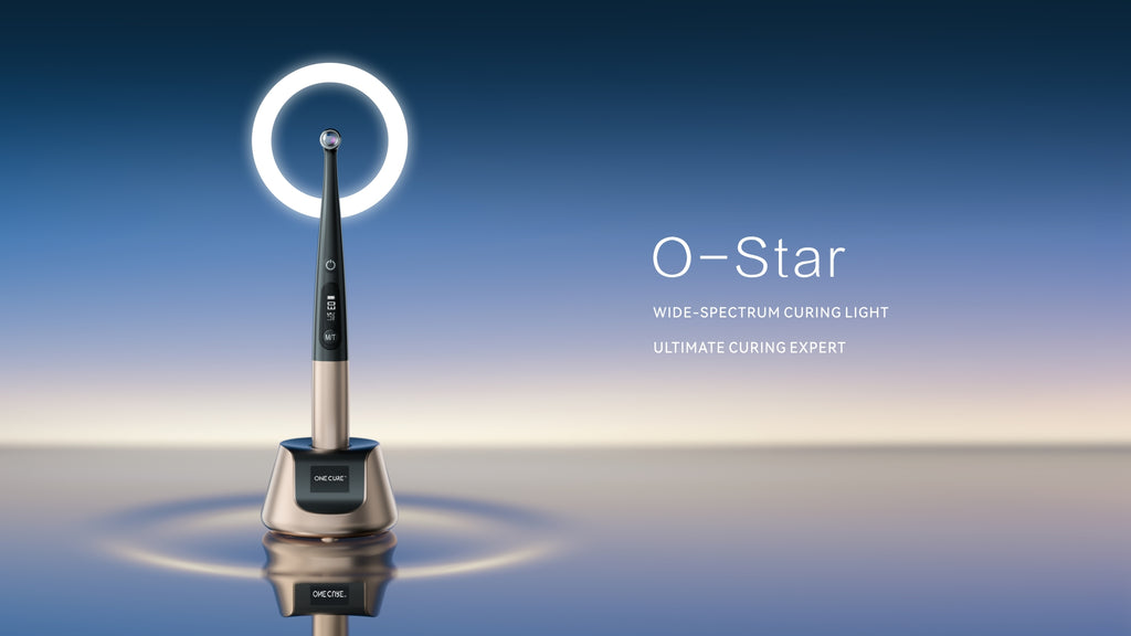 Woodpecker O-Star Dental Curing Light with Apex Locator 1 Sec Cure Lamp 3000mW/cm² OLED Screen