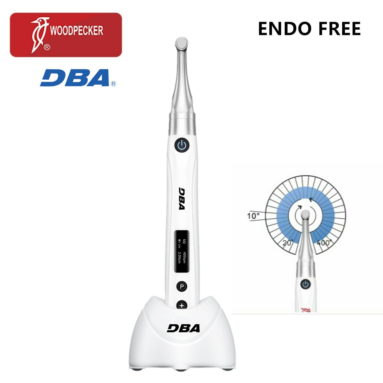 Original Woodpecker Endo Free Brushless Endo Motor Reciprocating, 4 Working Mode