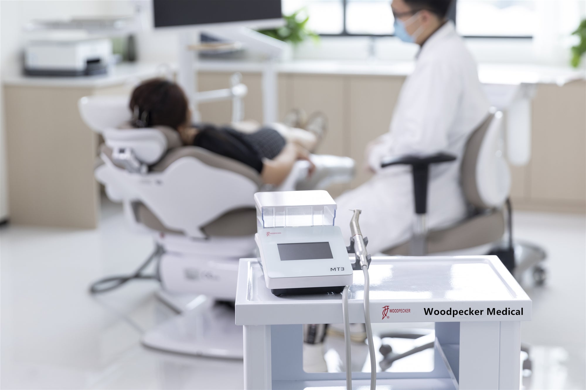 Woodpecker DBA MT2 & MT3  Dental Brushless Surgical Electric MicroMotor w/1:5 e type electric handpiece