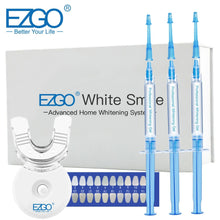Load image into Gallery viewer, EZGO 35%CP Teeth Whitening Kit with Light Tray, 3x3ml Whitening Gel
