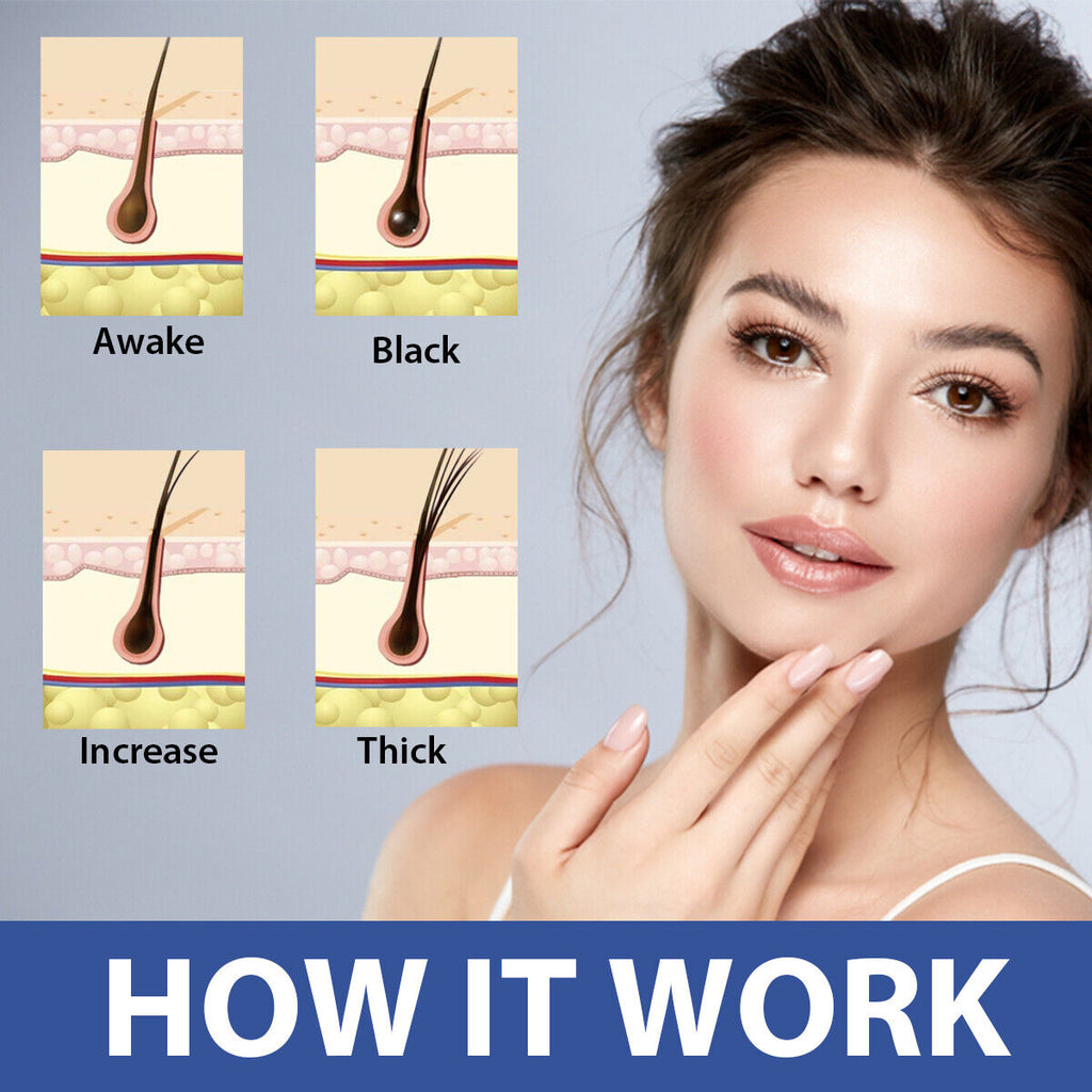 EZGO 5ml Eyelash Eyebrow Growth Enhancing Serum Thicker Longer Eye Lash Rapid Fast